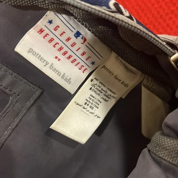 Pottery Barn mini BASEBALL MLB backpack